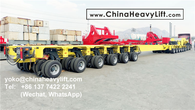 CHINA HEAVY LIFT manufacture Telescopic Beam Extendable Spacer for Hydraulic Modular Trailer, www.chinaheavylift.com
